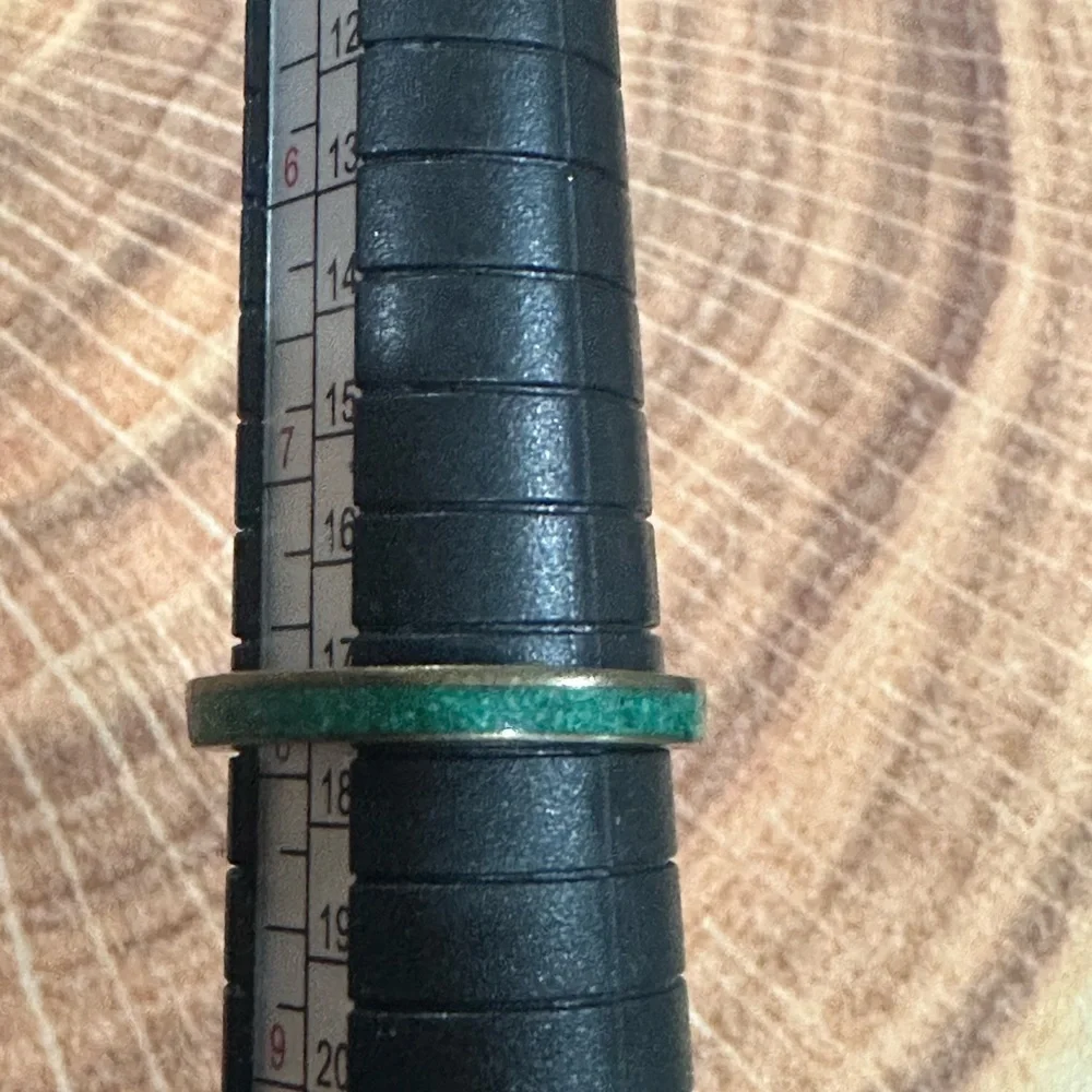 Slim Malachite Ring size 8